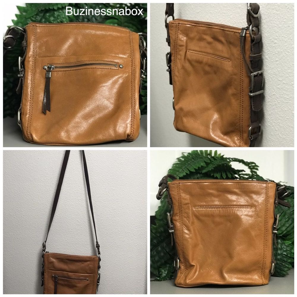 100% Leather Happy & Free Crossbody Bag - Picture 1 of 11